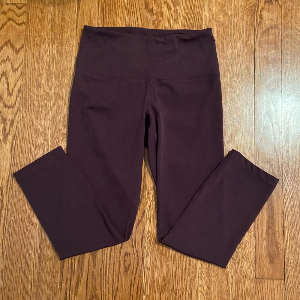Maroon Yogalicious Ankle Length Leggings